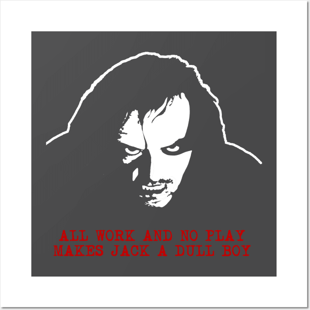 Horror Thriller - Jack a Dull Boy Wall Art by Halloween Merch